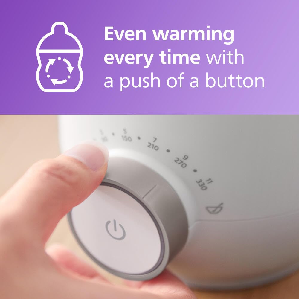 Philips Avent Premium Fast Bottle Warmer with Smart Temperature Control