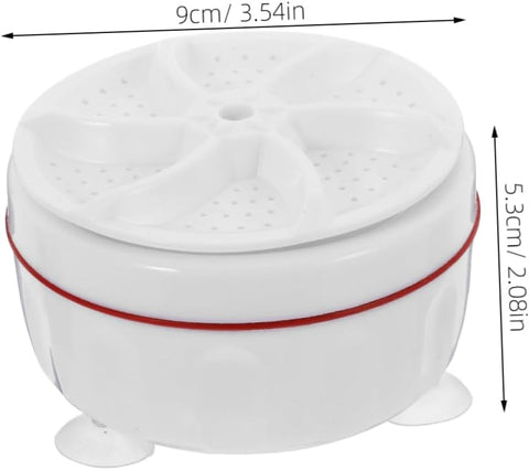 Lurrose Portable Mini Washing Machine Usb Powered Mini Washing Machine Portable for Underwear Socks Turbo Washing for Dorm Travel Camping 3.54 X 3.54 X 2.08 in