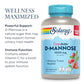 SOLARAY D-Mannose with CranActin Cranberry Supplement 1000mg, Urinary Tract Health & Bladder Support Capsules with Vitamin C, Vegan, 60 Day Guarantee, 75 Servings, 150 VegCaps