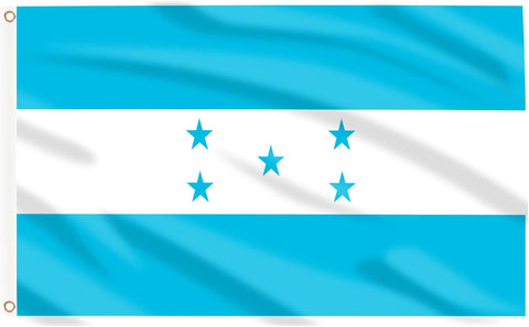 AhfuLife Honduras Flag 3x5 Ft, 1 Pc Large Honduras Flags for Outside - Double Side with Brass Eyelets for Olympic Party Decorations Bar Garden Street Decoration Indoor Outdoor