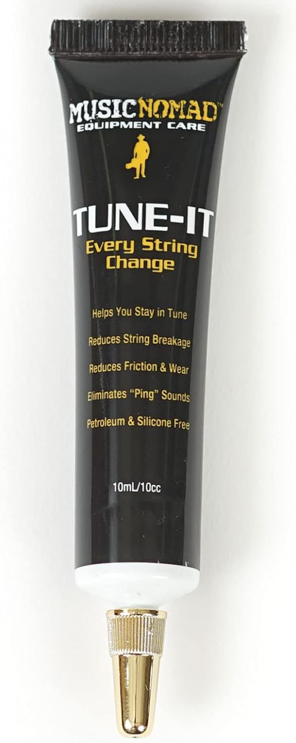 MusicNomad TUNE-IT Guitar String Nut and Saddle Lubricant, 10 mL (MN106)