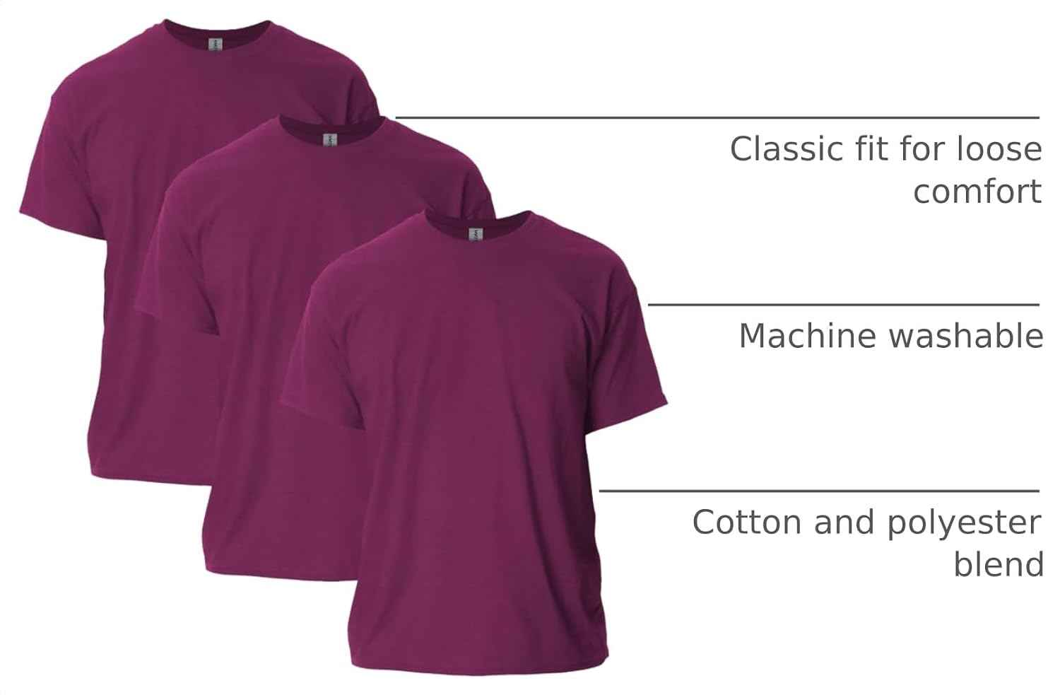 Gildan Adult Ultra Cotton T-Shirt, Style G2000, Multipack