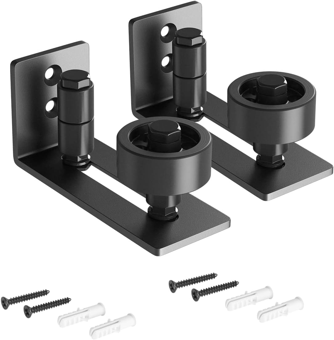 SMARTSTANDARD Sliding Barn Door Floor Guide for Bottom Adjustable Roller