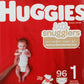 Huggies Little Snugglers Diapers, Size 1