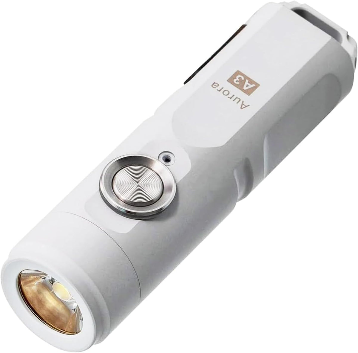 RovyVon A3 Gen 4 Mini Keychain Flashlight, Super Bright 650 Lumens, USB C Rechargeable EDC Flashlight Water-Resistant, Compact and Portable for Everyday Carry, Camping, Hiking, Emergency (Mao White)