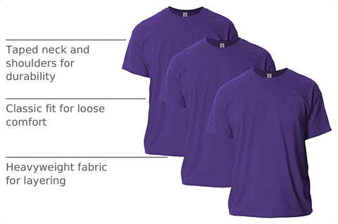 Gildan Adult Ultra Cotton T-Shirt, Style G2000, Multipack