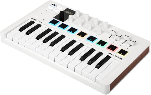 Arturia MiniLab 3 Universal MIDI Controller, White
