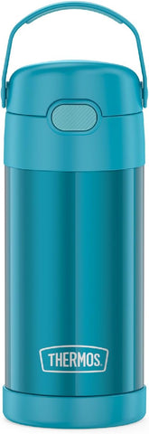 THERMOS FUNTAINER Water Bottle with Straw, 12oz, Teal