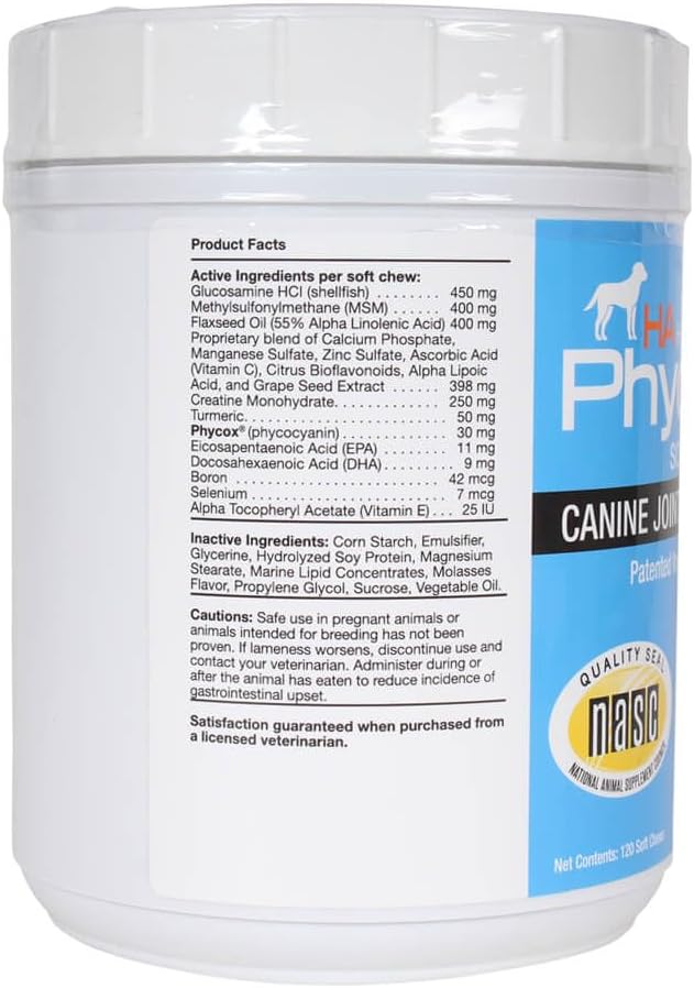 Phycox HA Hypoallergenic Dog Joint Supplement Soft Chews, 120 Ct