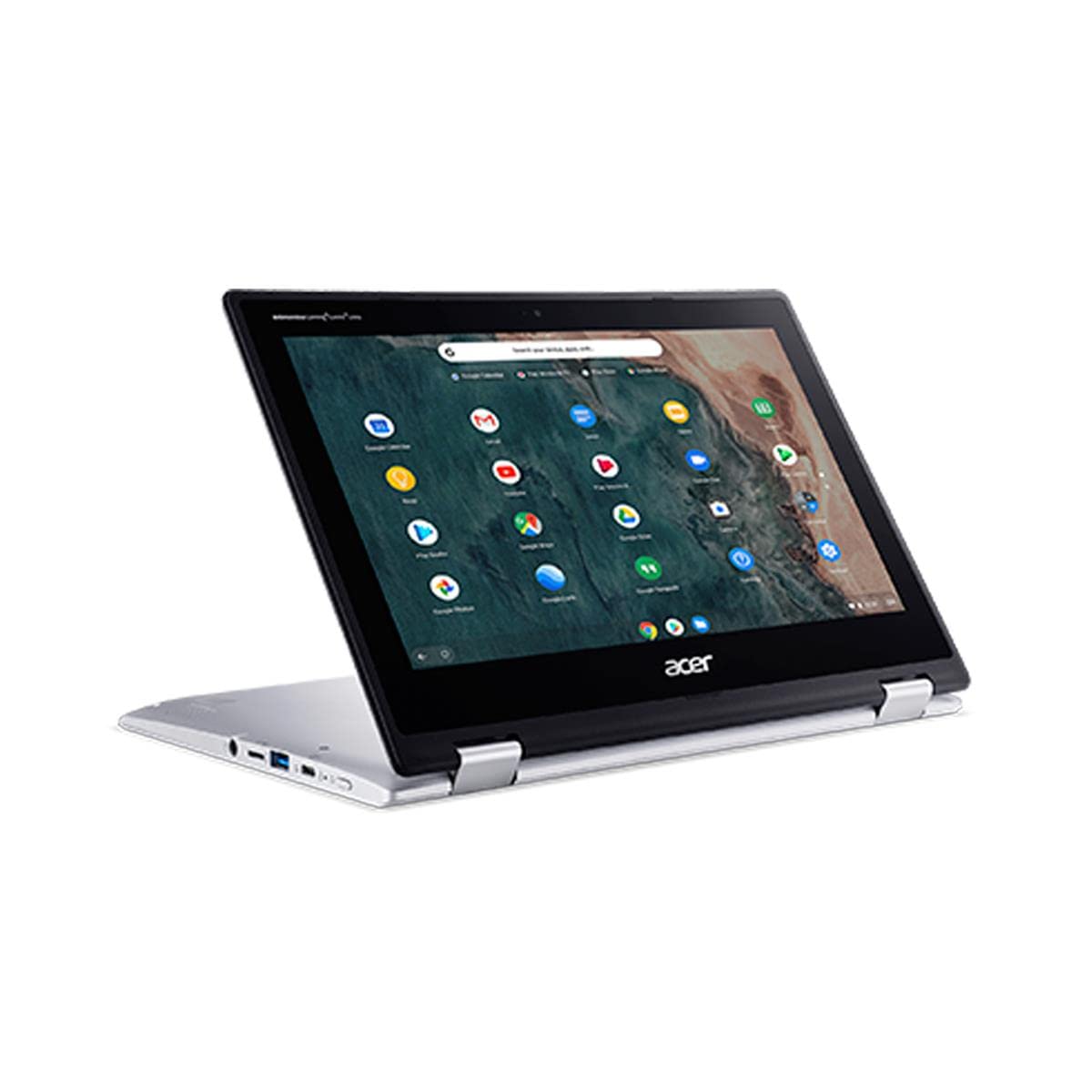 Acer Chromebook Spin 311 Convertible Laptop, Intel Celeron N4020, 11.6" HD Touch, 4GB LPDDR4, 32GB eMMC, Gigabit Wi-Fi 5, Bluetooth 5.0, Google Chrome, CP311-2H-C679