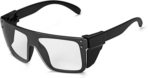UV400 Transition Photochromic Safety Glases Light to Dark Grey Lens ANSI Z87 Impact Approved