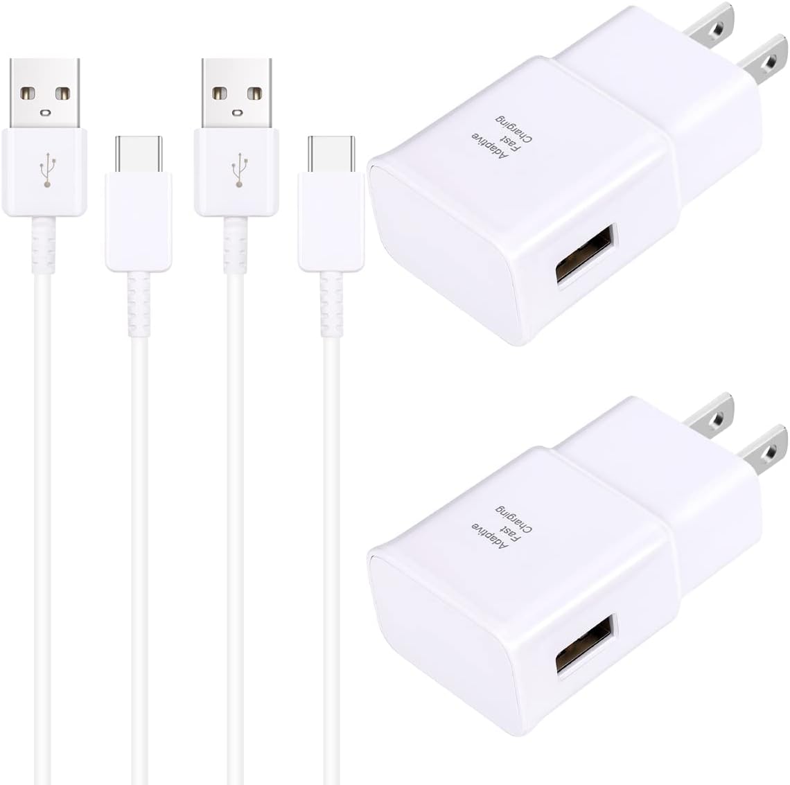 Type C Charger,USB C Android Phone Wall Charger Block & 6.6ft C Charger Fast Charging Cable for Samsung Galaxy S26/S25/S22/S22+/S22 Ultra /S21/S21+/S20/S10/S10+/S10e/S9/S9+/S8/S8Plus/Edge/Active/Note