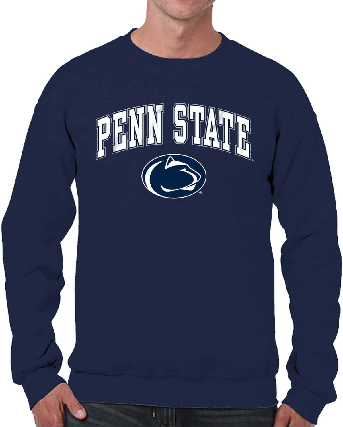 NCAA College Sweatshirt Fleece Crewneck Pullover for Men and Women