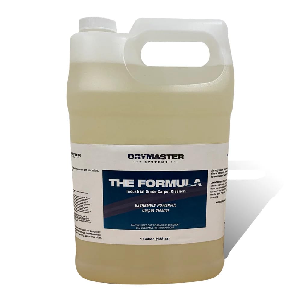 DryMaster Systems THE FORMULA High Traffic Carpet Cleaning Solution for Professional and Commercial Use - 1 Gallon
