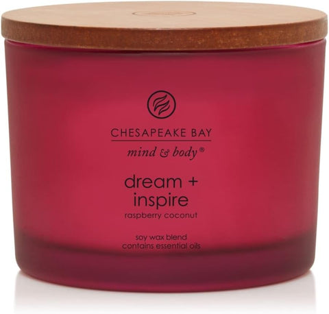 Chesapeake Bay Candle Scented Candle Peace + Tranquility (cashmere jasmine) 3-Wick Coffee Table Jar