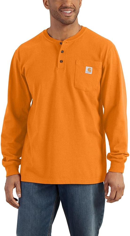 Carhartt Men's Dearborn Loose LS Henley T-Shirt