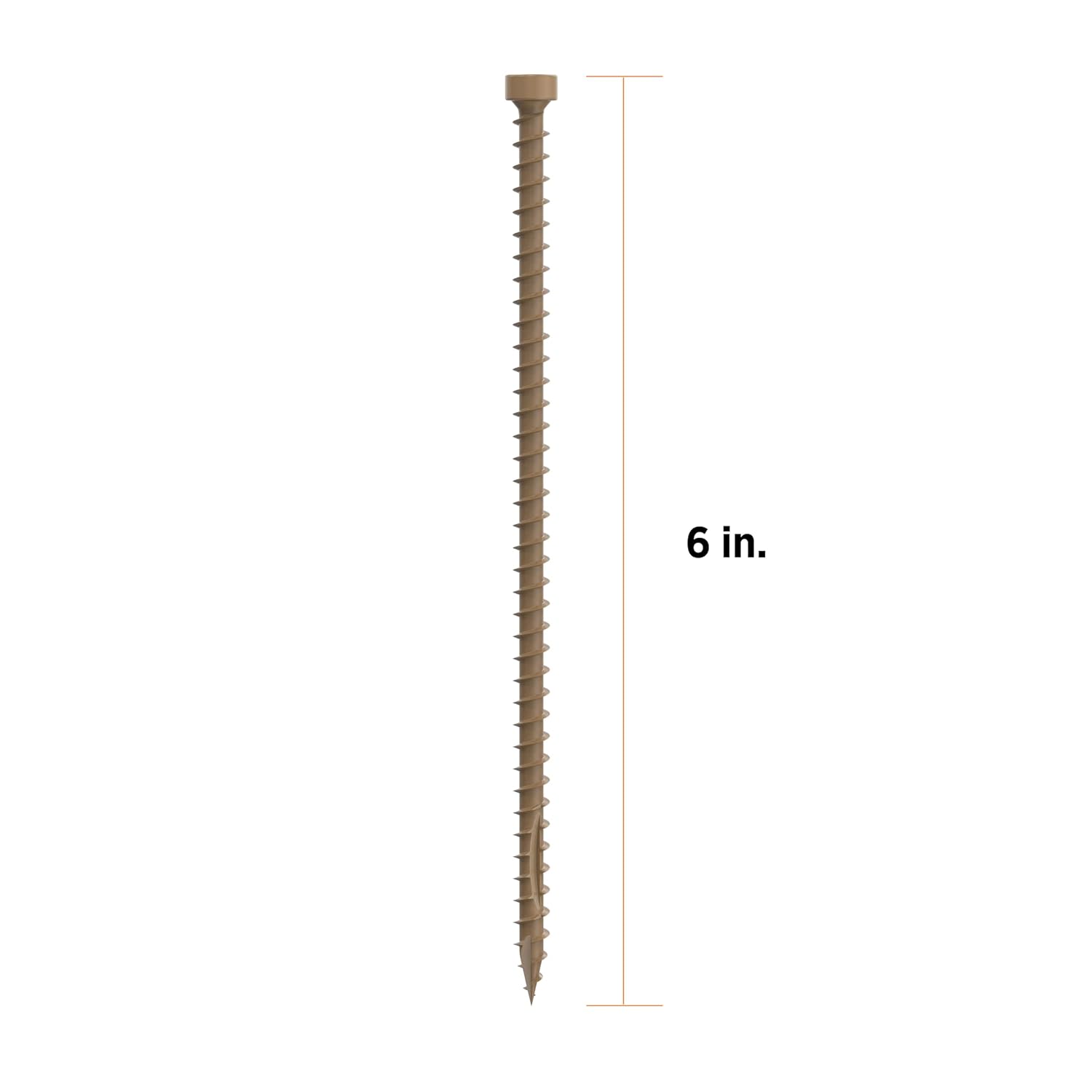 CAMO Structural Truss Screw - 6" x .155-50 ct (372244)