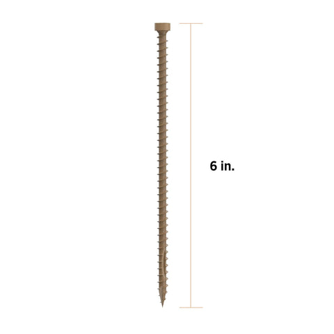 CAMO Structural Truss Screw - 6" x .155-50 ct (372244)