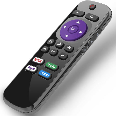 Gvirtue Replacement Remote Control Compatible for All Onn Roku Smart TV, Universal for Onn Roku TV Remote, for 24” 32” 40” 43” 50” 55” 58” 65” 70” Roku TV with Netflix Hulu Vudu Button