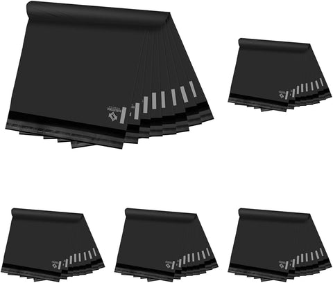 KKBESTPACK Black Poly Mailers 14.5x19 in, Shipping Bags, 500 Pcs