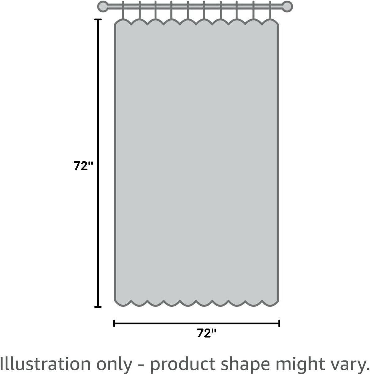 Madison Park Geometric Jacquard Fabric Shower Curtain, 72"x72", Red