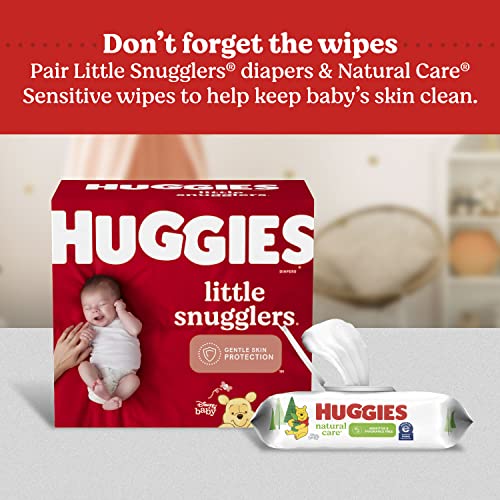 Huggies Size 4 Diapers, Little Snugglers Baby Diapers, Size 4 (22-37 lbs), 22 Count