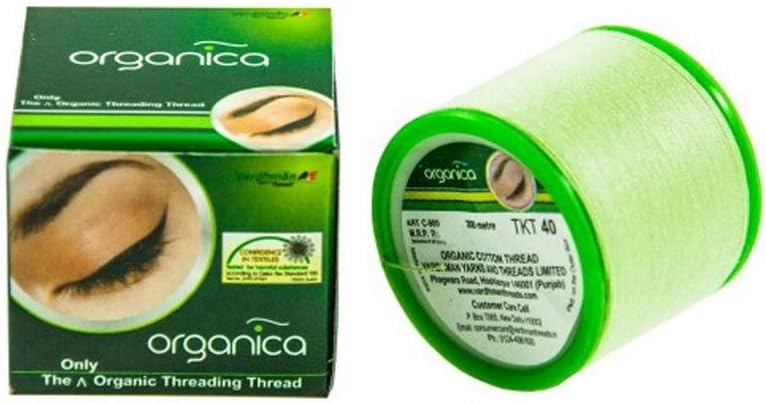 Organica Face & Eyebrow Threading Thread Organic x 1 thread spool eyebrow makeup facial dermaplaning hair removal epilator tool