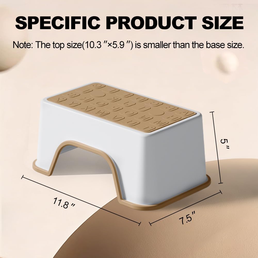 5'' Height Small Step Stool, 11.8" L x 7.5" W Toddler Step Stool