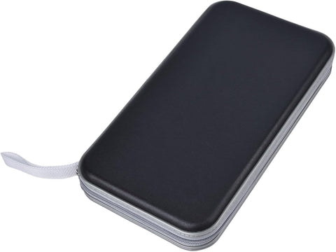 alavisxf xx CD Holder, 72 Capacity Hard Plastic Storage Case for Car