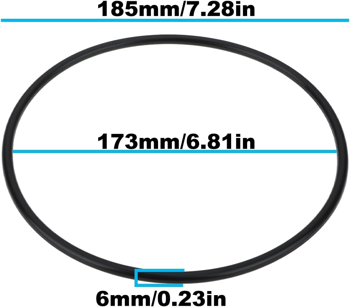 2pcs Dishwasher Pump Housing Gasket 185x173x6mm 1119186003 750212615 Compatible with AEG Electrolux