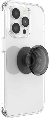 PopSockets Adhesive Phone Grip, Holder- Black Smoke