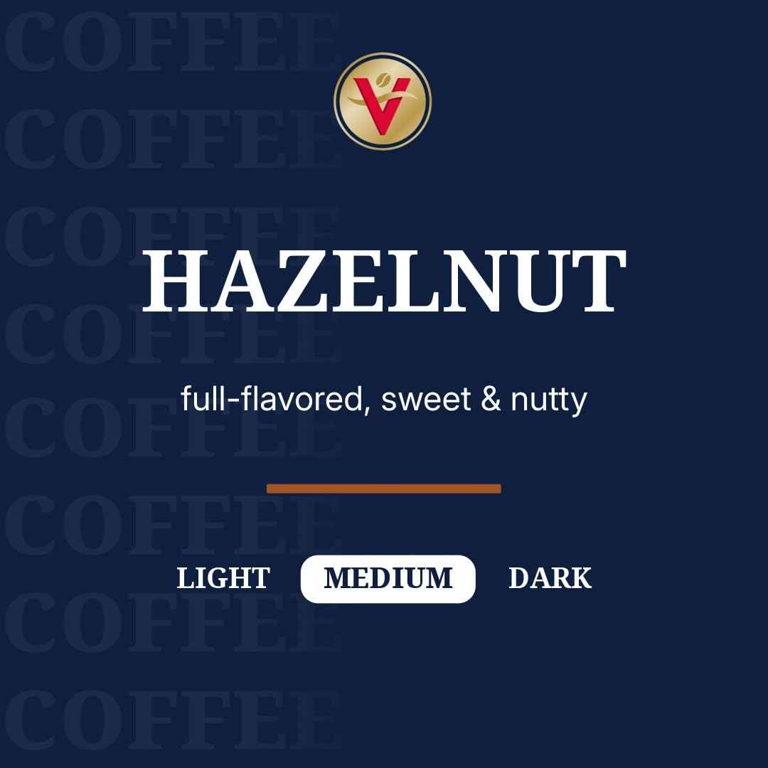 Victor Allen's Coffee Hazelnut Flavored, Medium Roast, 80 Count, Single Serve Coffee Pods for Keurig K-Cup Brewers | 100% Arabica beans, Compatible with Keurig 2.0, Sweet nutty flavor, Kosher-OU (Pareve), 90-150 mg caffeine per serving