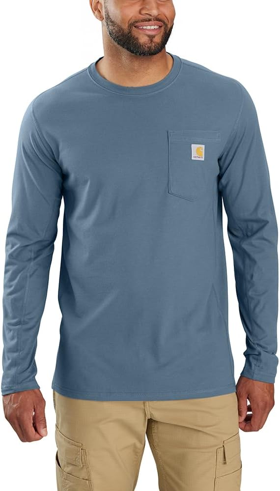 Carhartt Men's Force Relaxed Fit Midweight Long-Sleeve Pocket T-Shirt