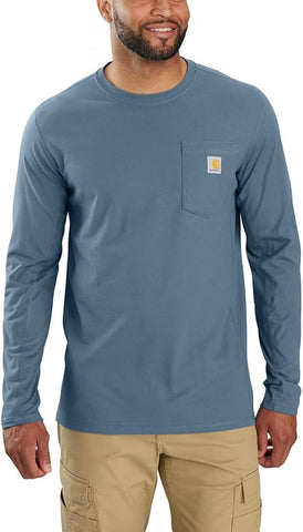 Carhartt Men's Force Relaxed Fit Midweight Long-Sleeve Pocket T-Shirt