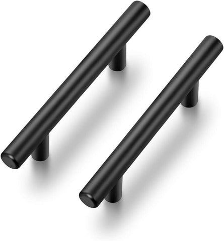 Ravinte Cabinet Handles,5" Length,3" Hole Center,Matte Black,30 Pack
