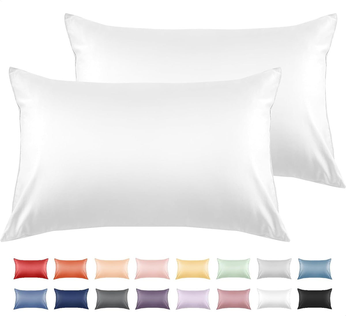Warmstar 100% Cotton Toddler Pillowcase Set of 2,13"x18" White