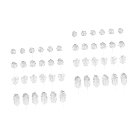 Alipis 48pcs Artificial Leaves Decor for Wedding and Party Layout Props Simulation Leaves for Home Decoration Floral Arrangements and Use