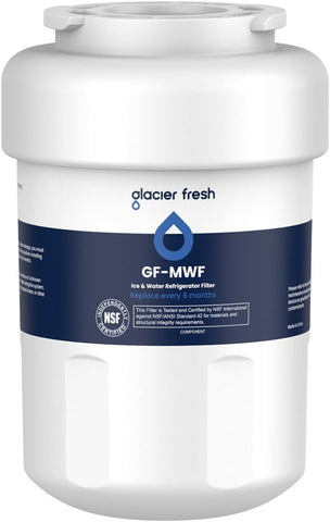 GLACIER FRESH MWF Refrigerator Water Filter Compatible with GE, 1-Pack