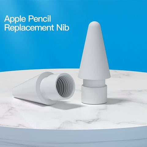 Replacement Tips Compatible with Apple Pencil 2 Gen iPad Pro Pencil - iPencil Nib for iPad Pencil 1 st/Pencil 2 Gen White 50 Pack