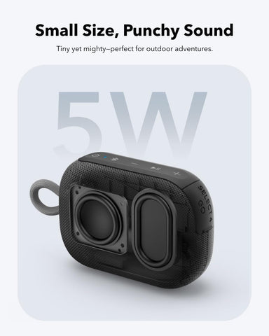 Soundcore Select 4 Go Bluetooth Shower Speaker by Anker, IP67