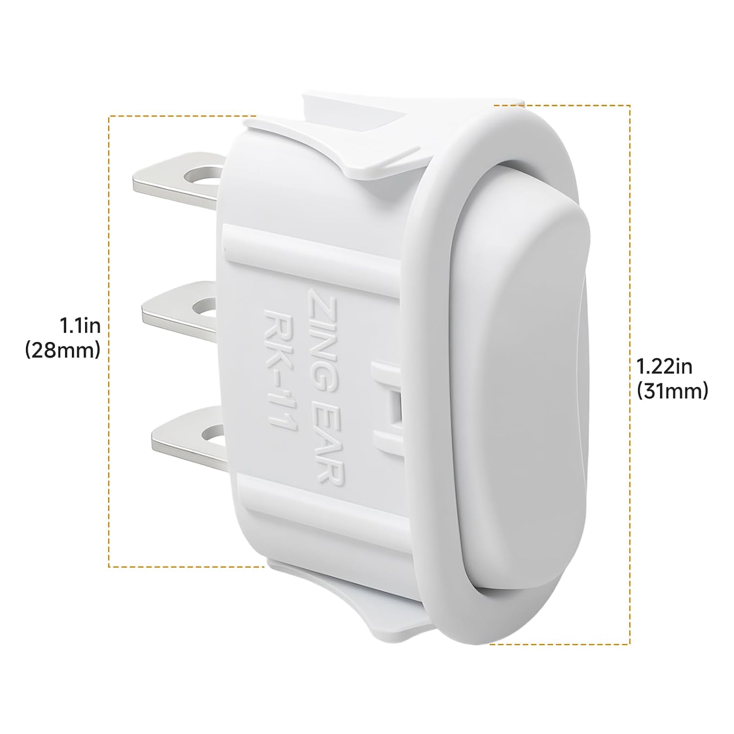 SR561116 Switch for Broan Nutone Allure Range Hood Fan Light Rocker Switch