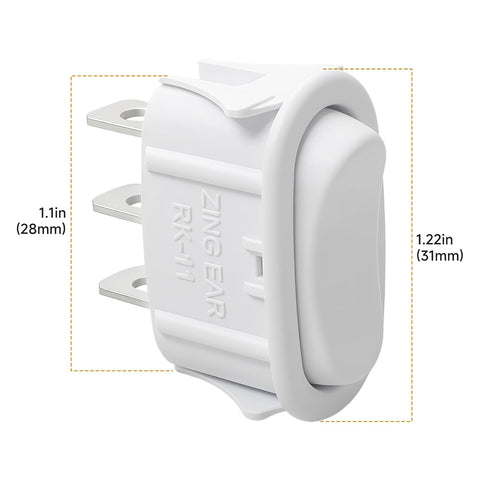 SR561116 Switch for Broan Nutone Allure Range Hood Fan Light Rocker Switch