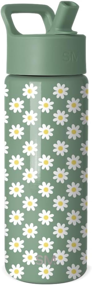 Simple Modern Kids Water Bottle & Toddler Cup | 18oz | Floral