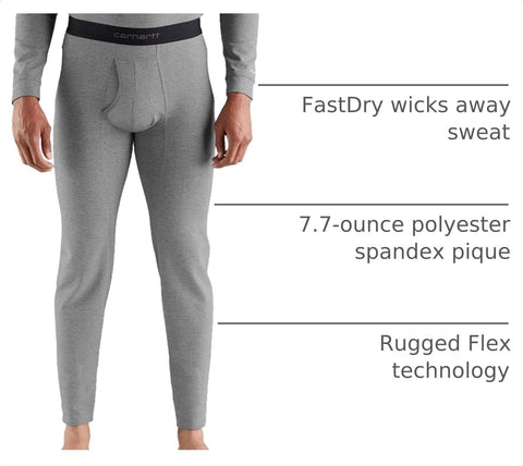 Carhartt Men's MBL112 Base Force® Heavyweight Base Layer Bottom