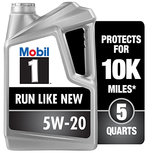 Mobil 1 Advanced Full Synthetic Motor Oil 5W-20, 5 Quart