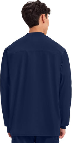 Cherokee WW Professionals Scrub Jacket for Men Snap Front