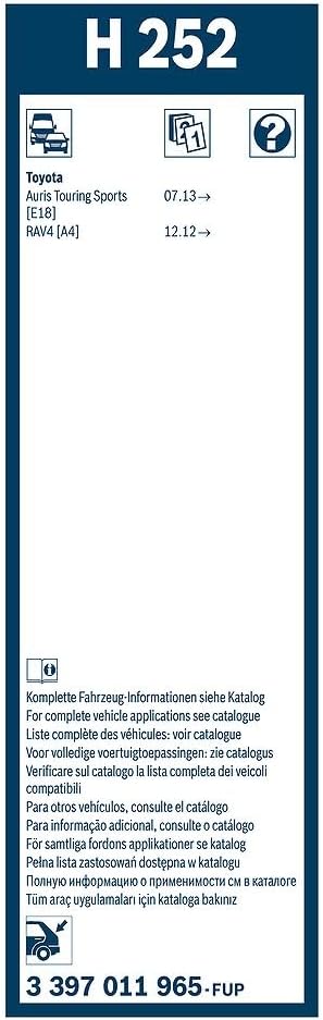 BOSCH H252 OE Specialty Rear Wiper Blade - 10" (Single)