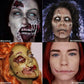 Mehron Makeup Special FX Set for Halloween, Horror, & Cosplay (Practice Head Included)