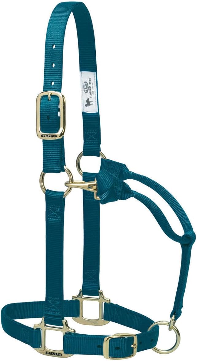 Weaver Leather Original Adjustable Nylon Horse Halter, Weanling/Pony, Diva Pink