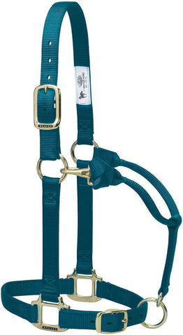 Weaver Leather Original Adjustable Nylon Horse Halter, Weanling/Pony, Diva Pink